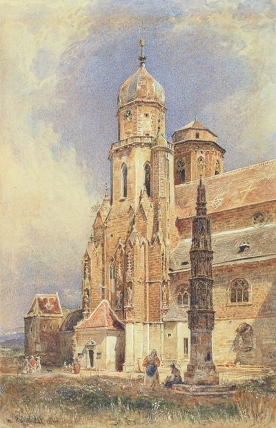 Église abbatiale de Klosterneuburg, 1844 - Rudolf von Alt